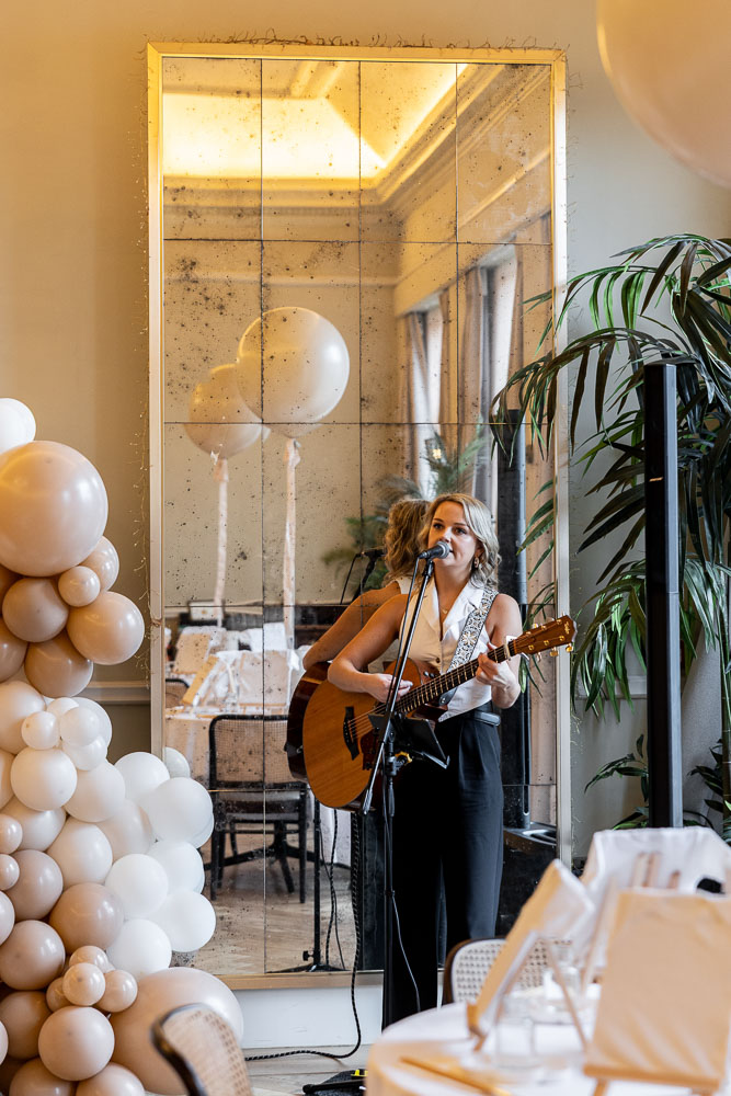 singer performing live