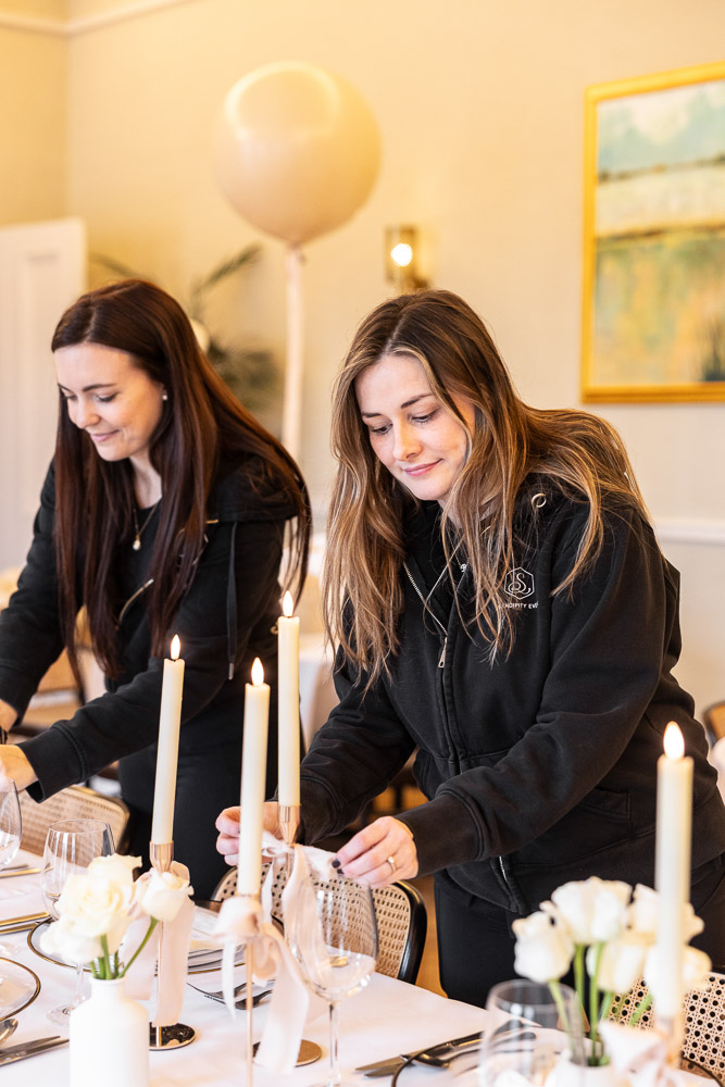 Painting station with baby vests