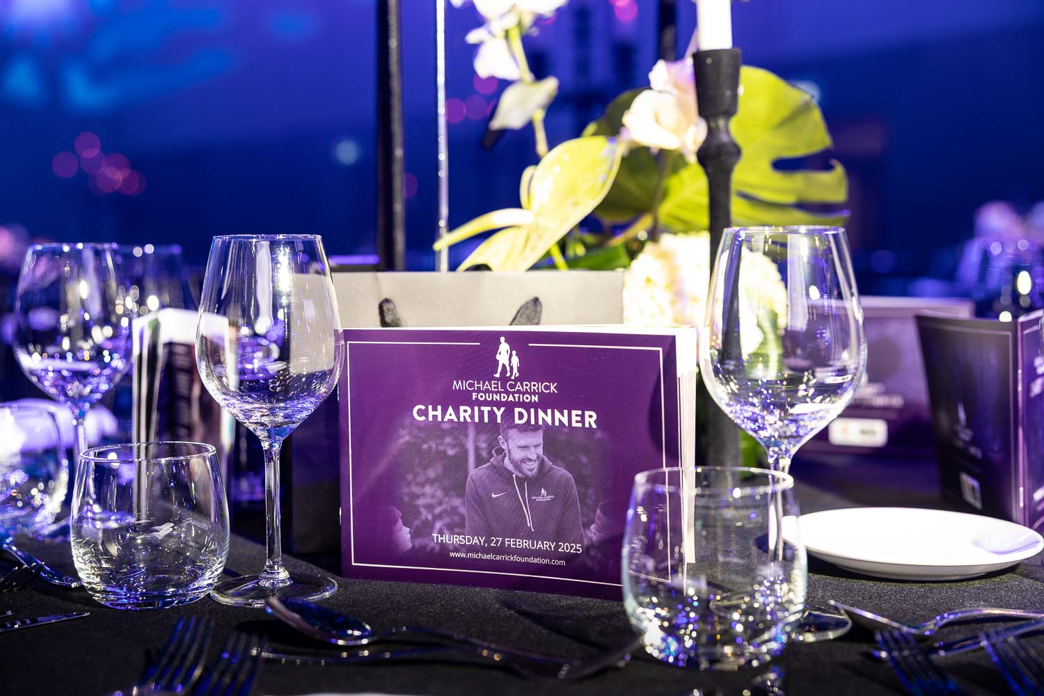 the deansgate manchester hotel blue lighting for event