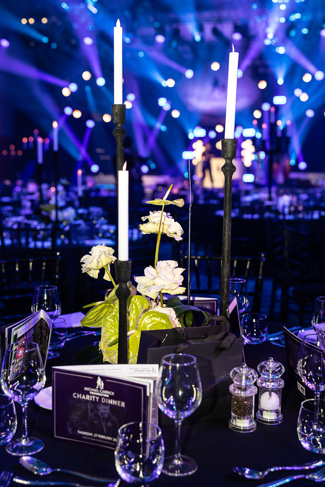 the deansgate manchester hotel blue lighting for event