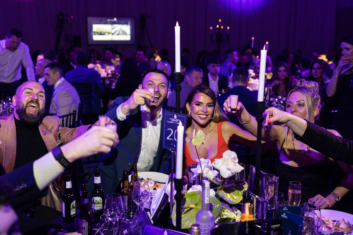 ighlights from the Michael Carrick Foundation Dinner 2025, photographed by Event Photographer Manchester at The Deansgate Manchester Hotel. Live music, auctions and a packed dance floor.