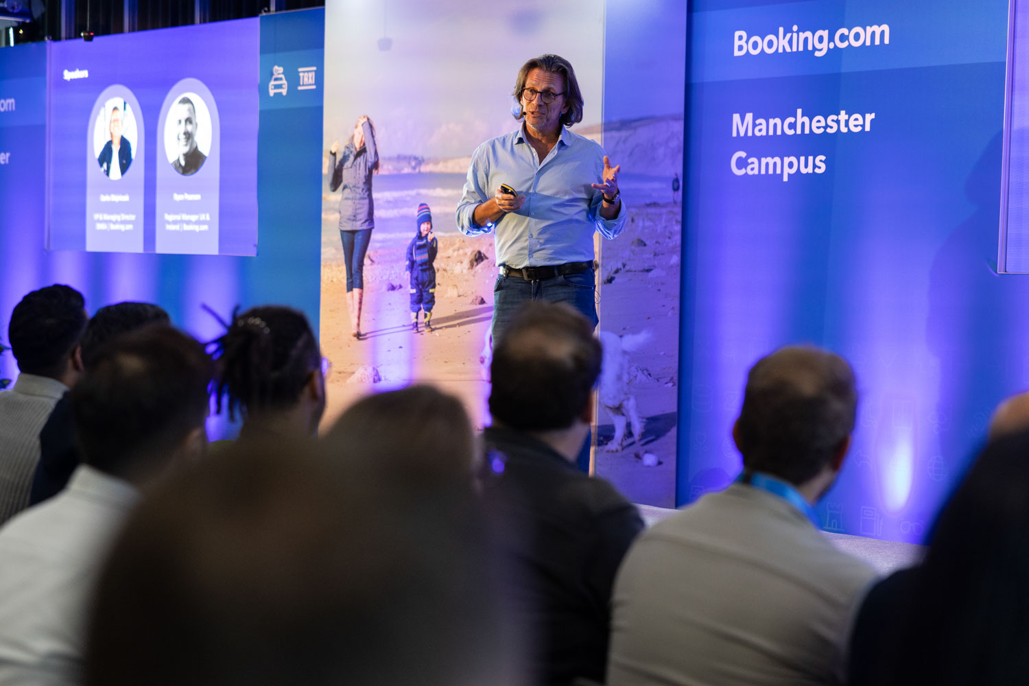 Booking.com event in Manchester by ER Event Photography