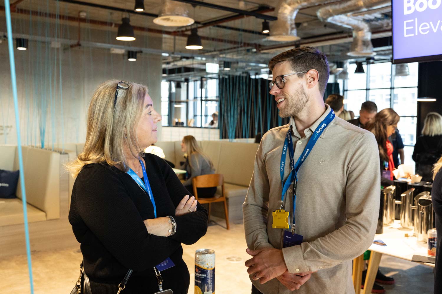 Booking.com event in Manchester by ER Event Photography