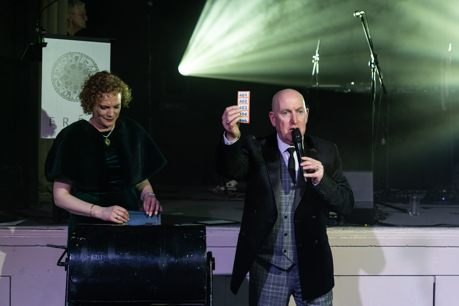 Emerald green event styling at an event in Manchester photographed by ER Event Photography