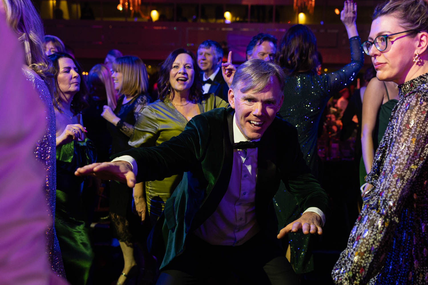 Emerald green event styling at an event in Manchester photographed by ER Event Photography