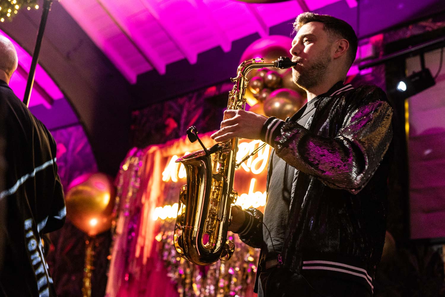 Grace is 18 and her pink birthday party with gold accents in Altrincham photographed by ER Event Photography