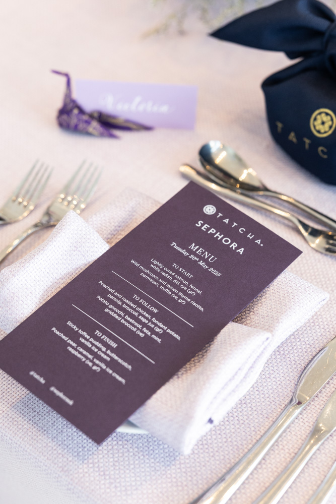 Tatcha Branding at a Liverpool Event
